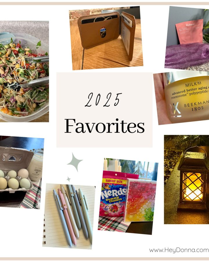 Favorite things party gifts